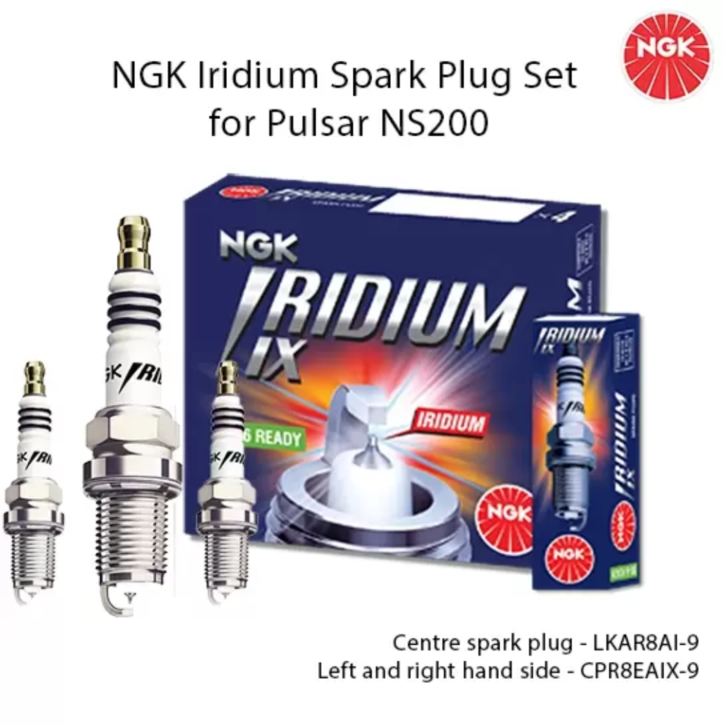 NGK Iridium Spark Plug kit NS200